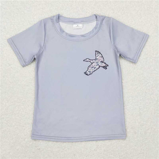 7.17 RTS NO MOQ Summer Baby Boys Shirt BT0462 Duck Camo Hunting Summer Short Sleeve Tee Shirts Tops