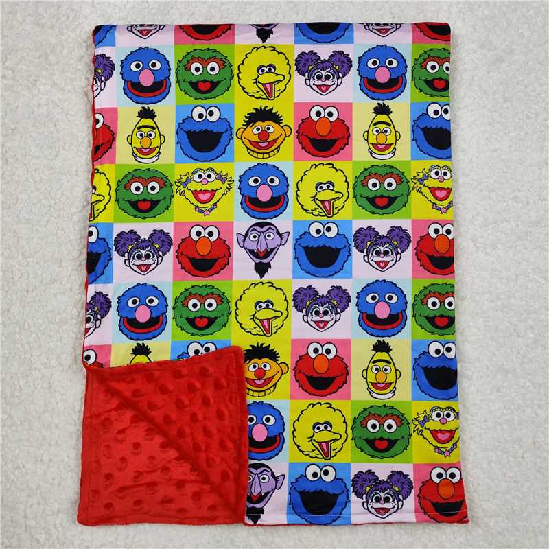 RTS NO MOQ Baby Kids Carpet BL0196 Red polka dots cookie plaid blankets