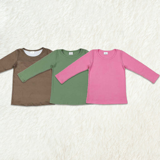 RTS NO MOQ Sibling Baby Kids Long Sleeve Tee Shirts Tops