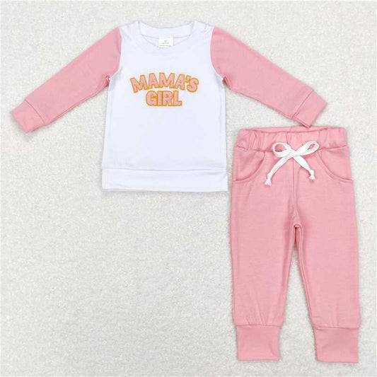 GLP1075 Mama's Boy Mama's Girl Jogger Pants Set