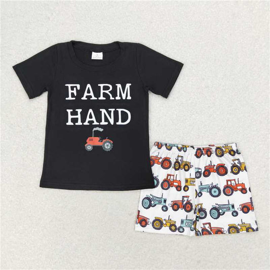 BSSO0942 Baby Boys Summer Fram Hand Shorts Set