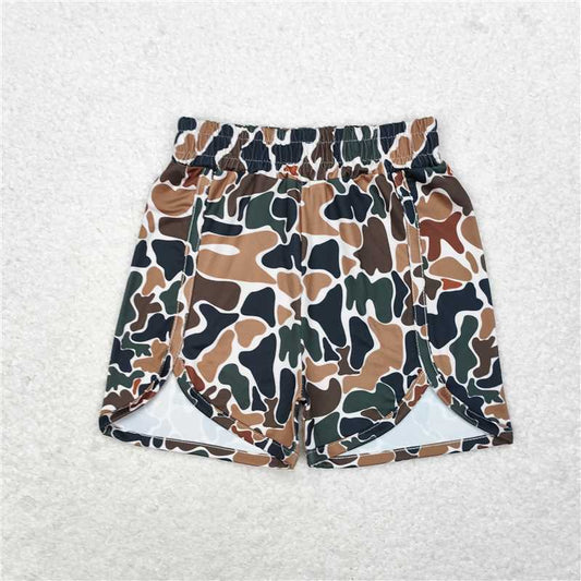 RTS NO MOQ Baby Girls Summer Pants SS0354 Khaki Camo Shorts Bottoms