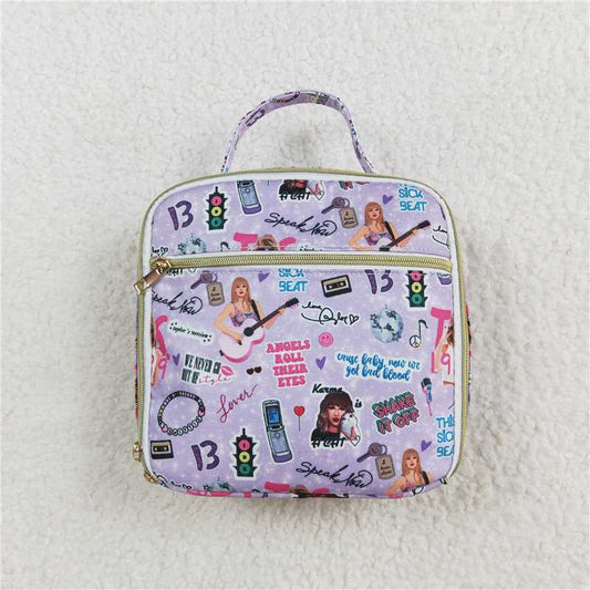 7.8 RTS NO MOQ Baby Kids Backpacks BA0229 Purple Lunch Dinnder Picnic Thermal Bags Boxes
