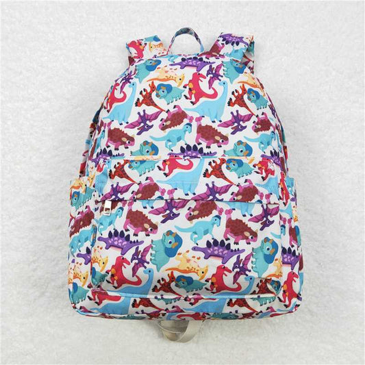 BA0153 Kids Baby Girls Dinosaur Book Bag Backpack