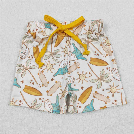 RTS NO MOQ Baby Boys Summer pants SS0198 Sunshine Bottom Shorts