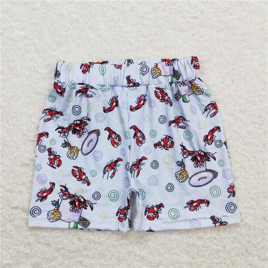 RTS NO MOQ Baby Boys Summer pants SS0220 Crawfish Corn Waistband Shorts