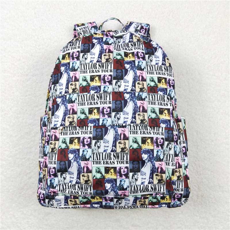 RTS NO MOQ Baby Kids Backpacks BA0180 Eras Tour Patchwork Singer Backpack Back Bags