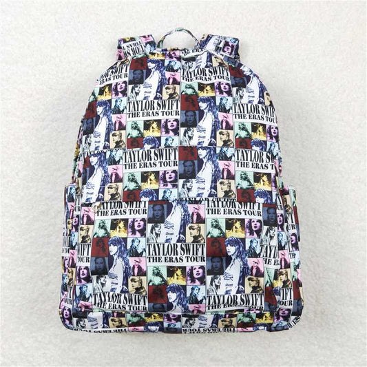 RTS NO MOQ Baby Kids Backpacks BA0180 Eras Tour Patchwork Singer Backpack Back Bags