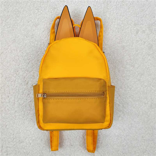 RTS NO MOQ Baby Kids Backpacks BA0282 Cute Orange Dog Ears Print Bags