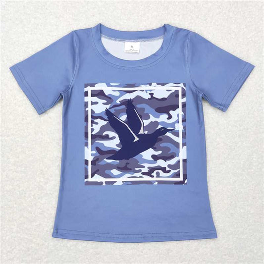 7.17 RTS NO MOQ Summer Baby Boys Shirt BT0438 Camo Duck Hunting Short Sleeve Shirts Tops