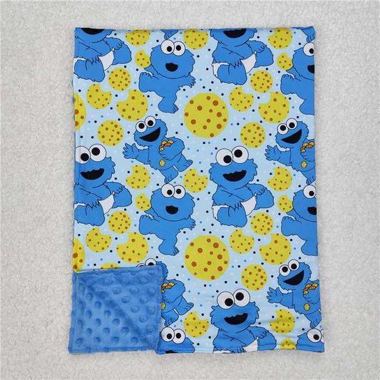 RTS NO MOQ Baby Kids Carpet BL0195 Blue polka dots cookie