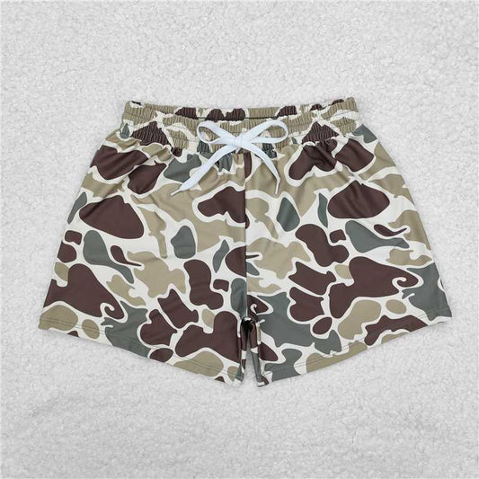 RTS NO MOQ Baby Boys Summer pants S0475 Green Camouflage Trunks Bottoms Swimsuits