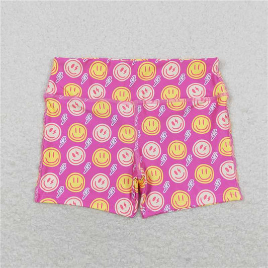RTS NO MOQ Baby Girls Summer Pants SS0217 Pink thunder Bottoms Shorts