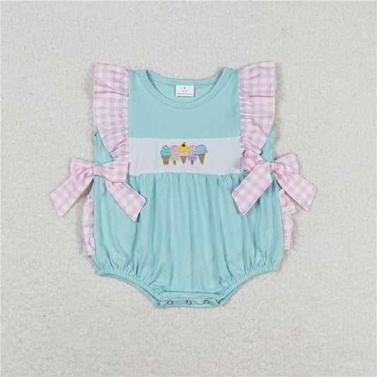 SR1260 Newborn Baby Popsicle Bubble Romper