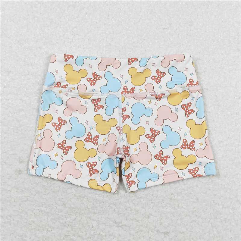 RTS NO MOQ Baby Girls Summer Pants SS0212 Bow Colorful Bottoms Shorts