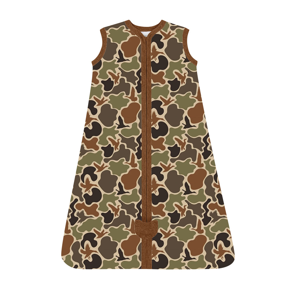 MOQ:5 Cute Camo Design Girl Long Sleeve Wholesale Boutique Kid Clothing Kid Dresses