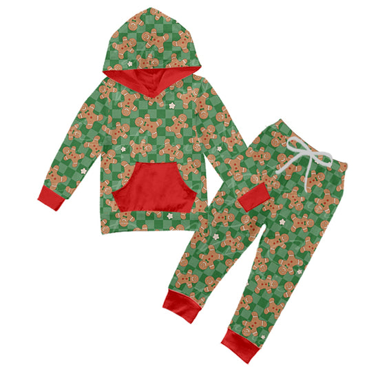 MOQ:5 Green Cute Children Long Sleeve Wholesale Boutique Kid Clothes Sets