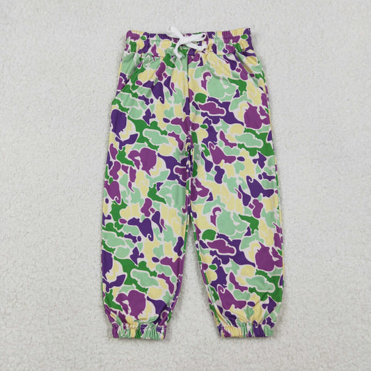 RTS Boys Kids Camo Mardi Gras Pockets Jogger Pants