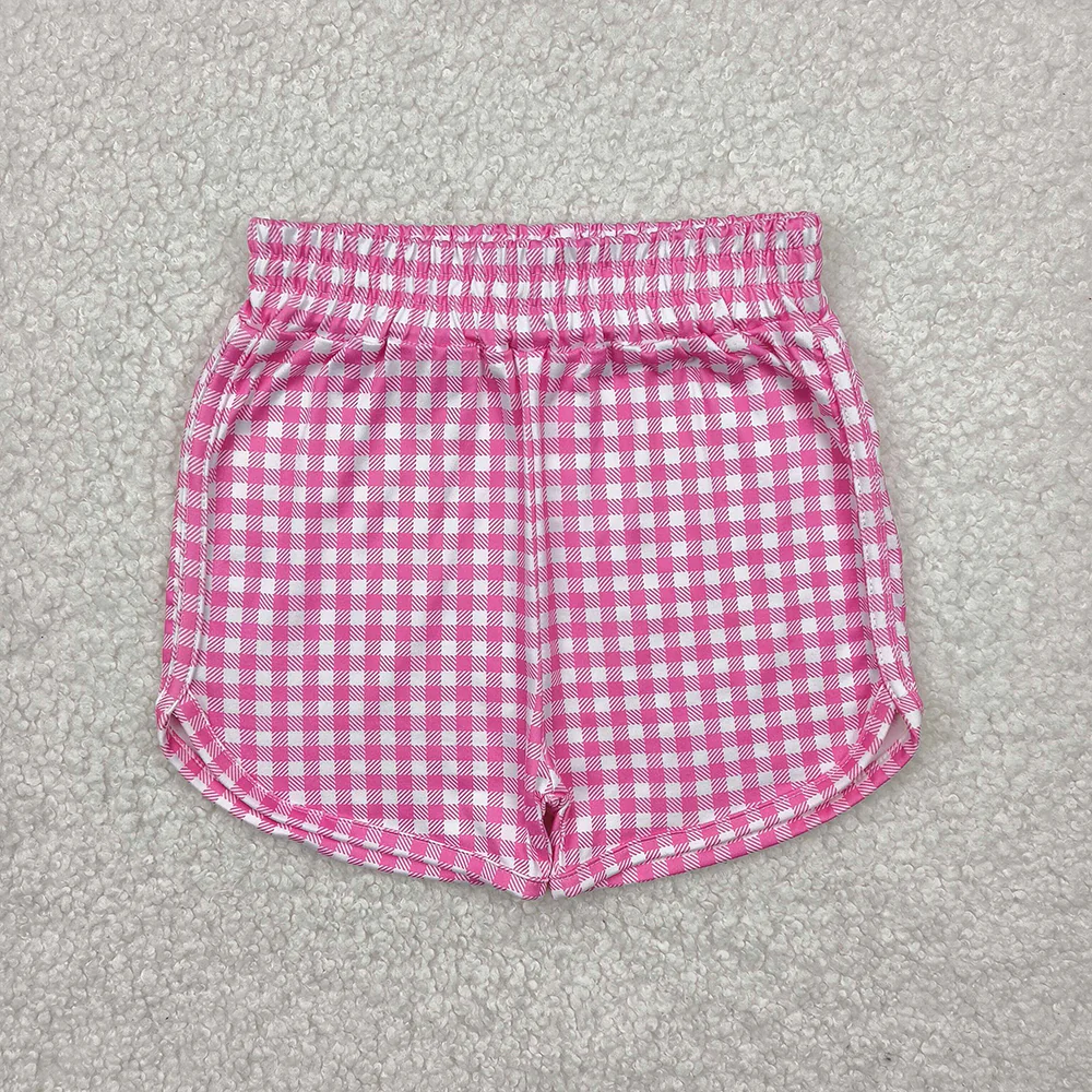 RTS NO MOQ Summer Sibling Baby Girls 4 Colors Sport Shorts Bottoms