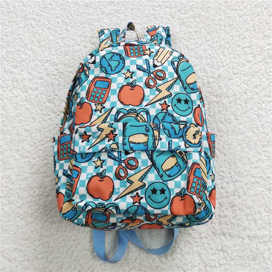 RTS NO MOQ Baby Kids Backpacks BA0071  Back To School Pencil Apple Green Back Bags