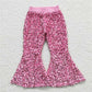 Baby Girls Sequin Bell Bottom Flare Pants (1-9 color)