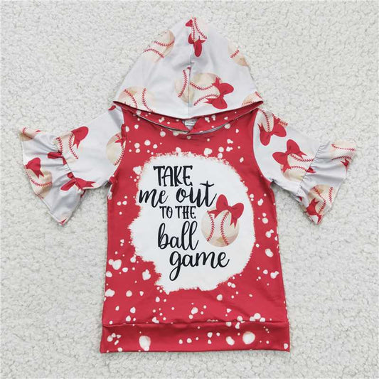 7.25 RTS NO MOQ Summer Baby Girls Short Sleeve GT0100 Baseball Hoodie Short Sleeve Shirts Tops