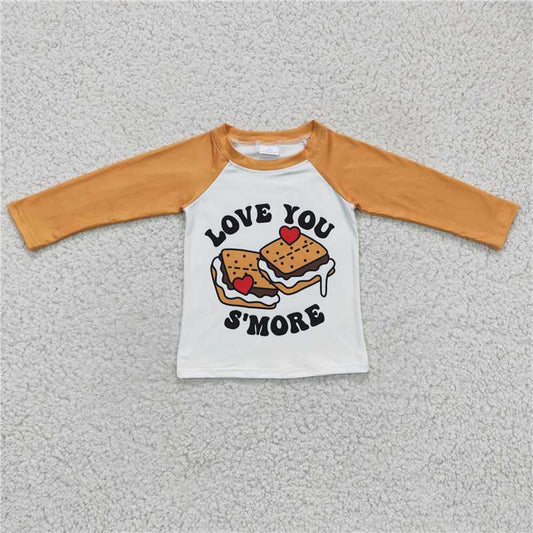 7.21 RTS NO MOQ Baby Boys Long Sleeve BT0123 Cookie Long Sleeve shirts tops