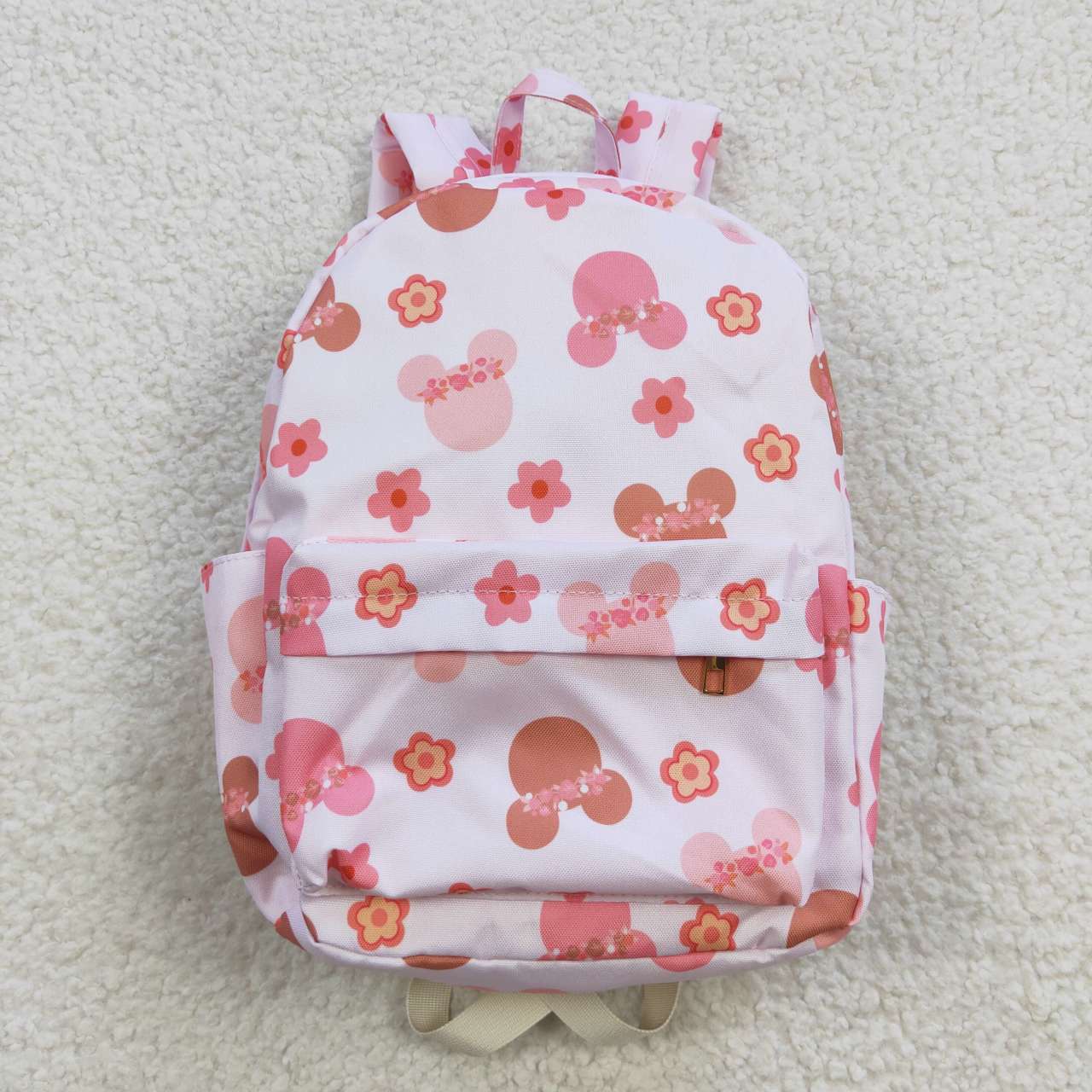 BA0092 toddler backpack Pink flower backpack girl gift back to school preschool bag