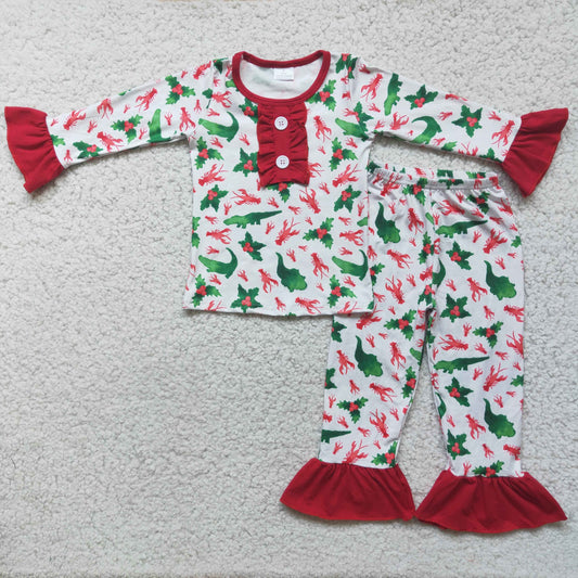 6 A2-27 Children Long Sleeve Clothing Kid Summer Boutique Outfits