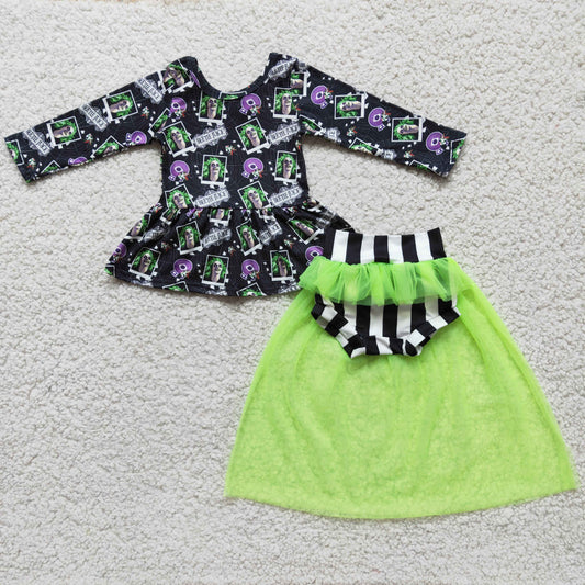 6 A8-27 Halloween Cute summer Bummies Set