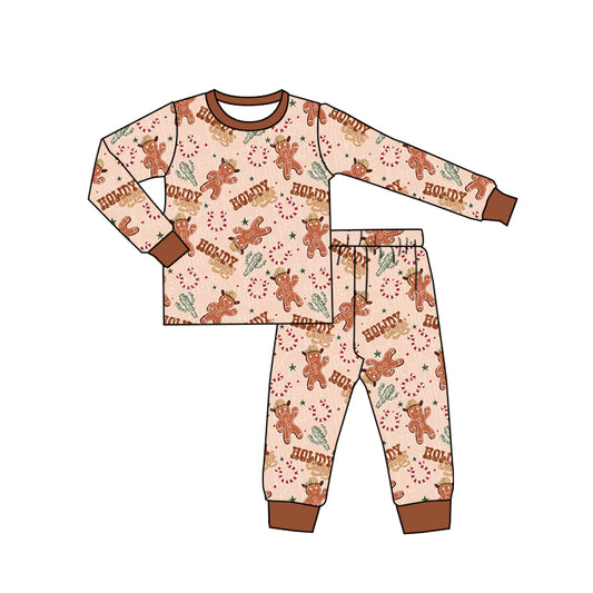 MOQ:5 Christmas boy long Sleeve Wholesale Boutique Kid Clothing Set