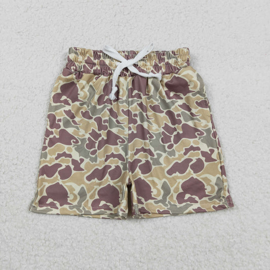RTS Baby Boys Kids Khaki Camo Southern Pockets Shorts Bottom