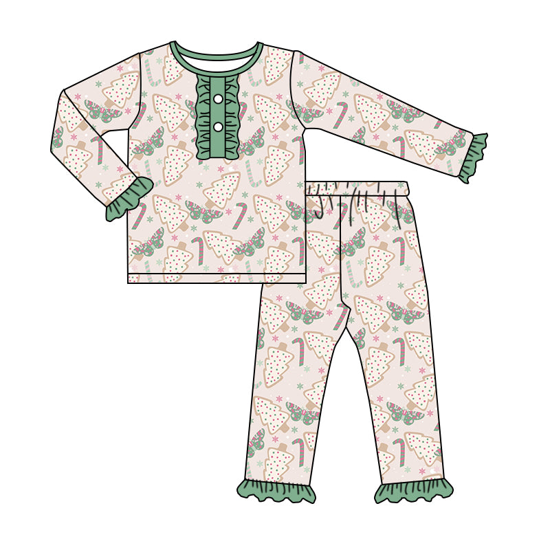 MOQ:5 green cute long Sleeve Wholesale Boutique Kid Clothing