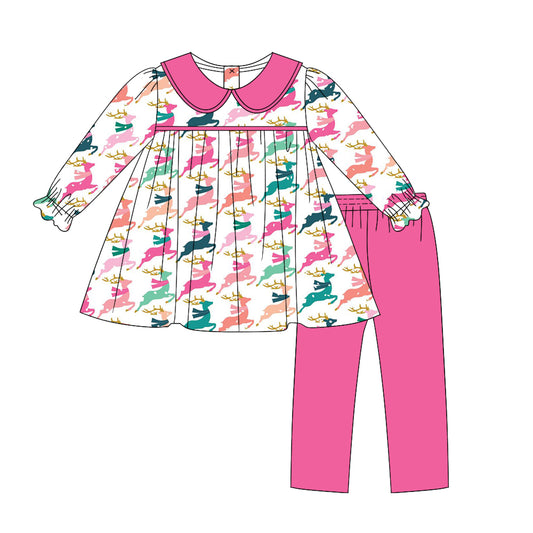 MOQ:5 Colorful  Kid Long Sleeve Wholesale Boutique Kid Clothing