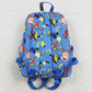 BA0090 toddler backpack Vehicle blue backpack back to school preschool bag