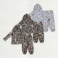 RTS NO MOQ Sibling Baby Boys Long Sleeve Sets Camouflage Hooded Top Jogger Pants Outfits Clothes Sets