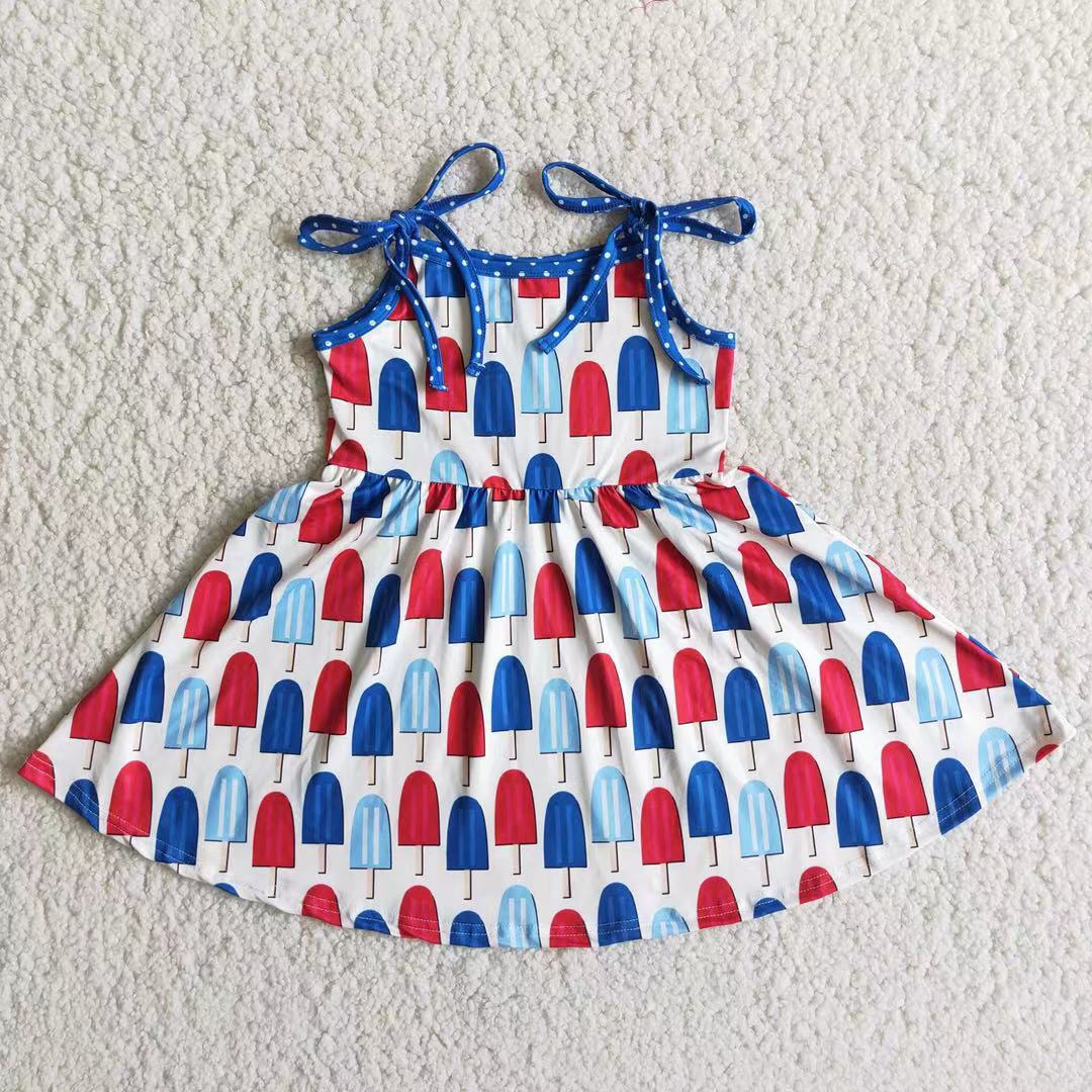 A16-15 Cute Kid Shorts Summer Boutique Children Dress