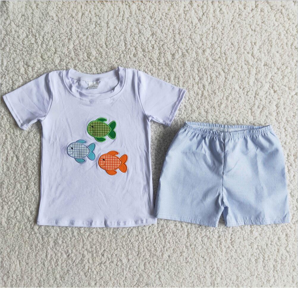 A6-14 Cotton Kid Shorts Summer Boutique Children Clothing