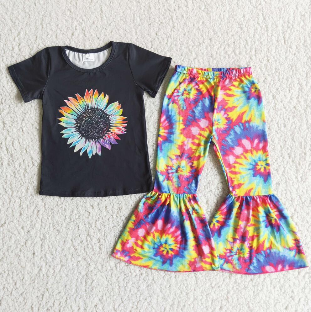 A6-24 Sunflower Summer Girl Short Outfit