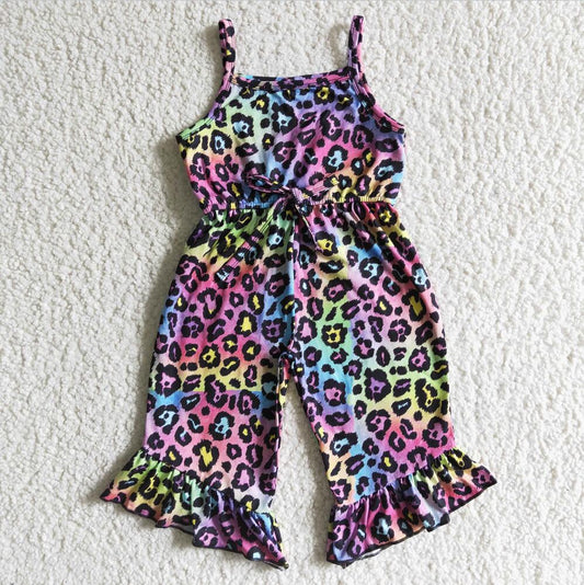 A7-3 Girl Ruffle Summer Boutique Jumpsuit