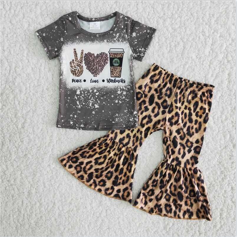 Aa-9 Girls Summer Children Clothing Kid Summer Boutique Clothes