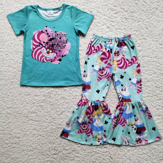 B0-2 Blue Summer Children Clothing Kid Summer Boutique Outfits