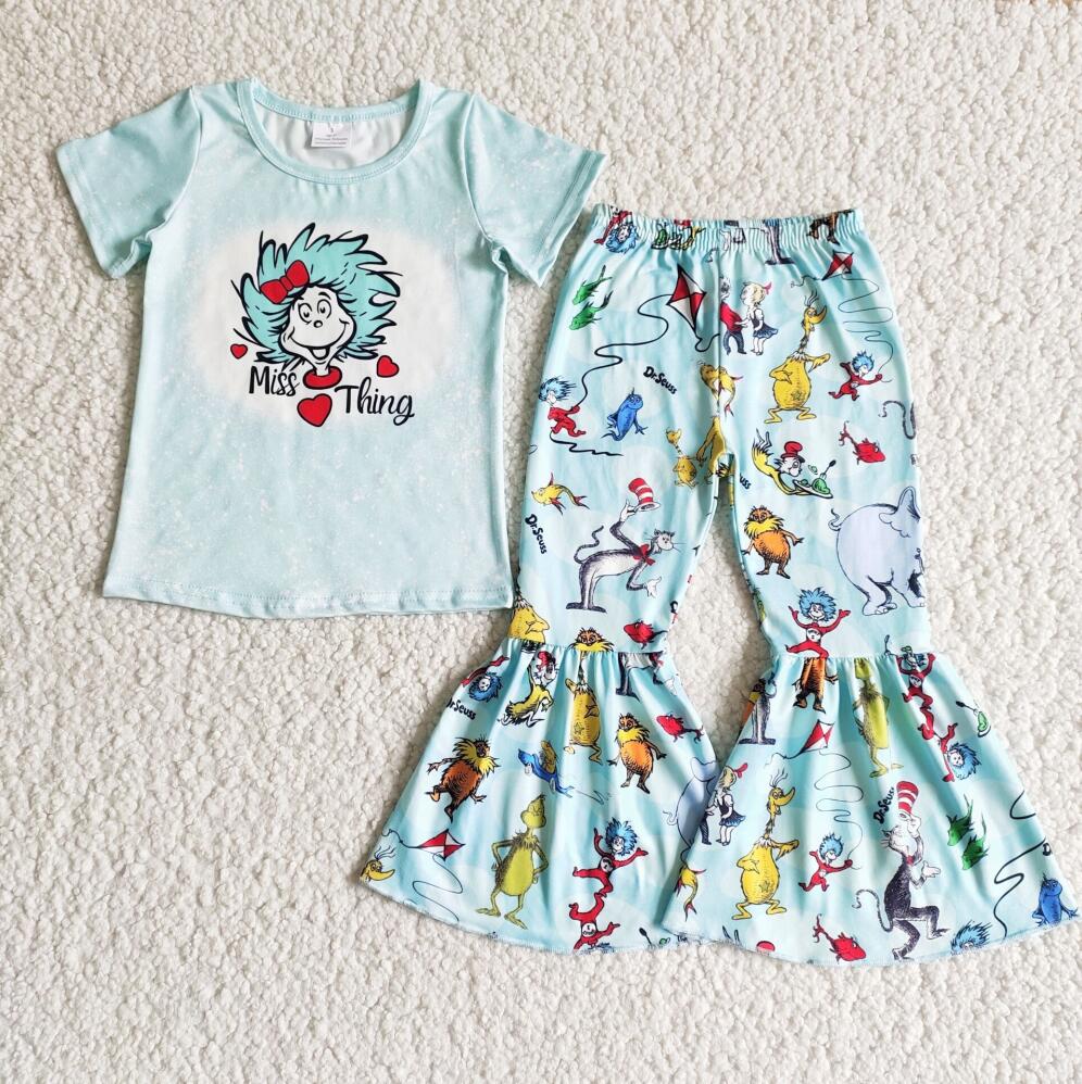 B3-25 Sky blue Cute Girl Summer Clothing