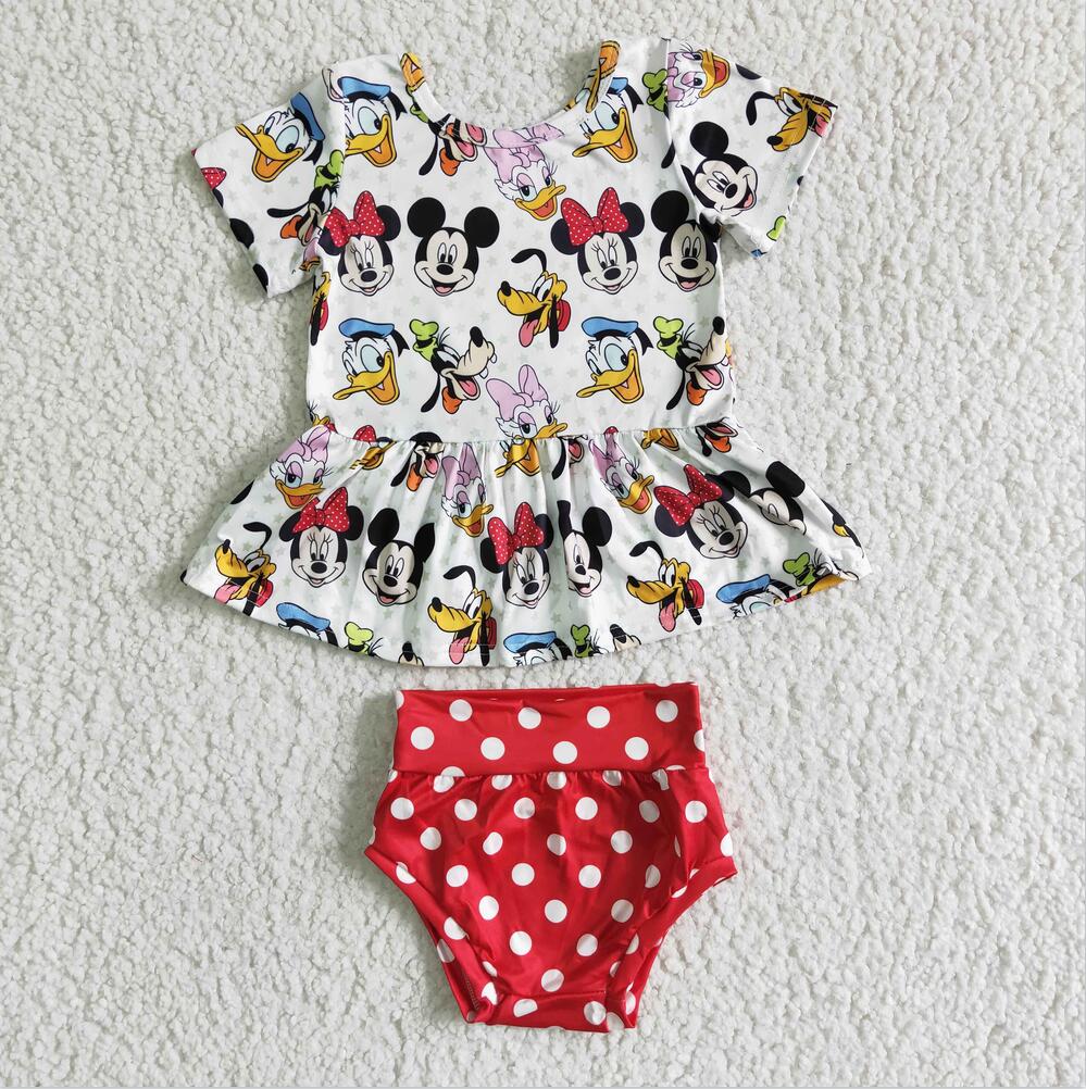 B5-10 Cartoon summer Bummies Set