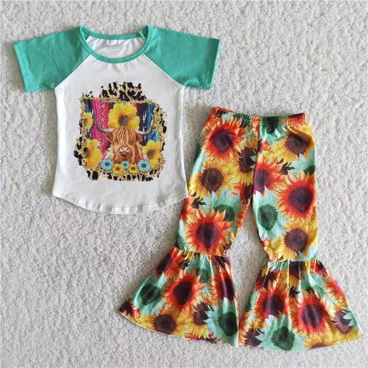 B9-3 Sunflower Summer Clothing Boutique Outfit