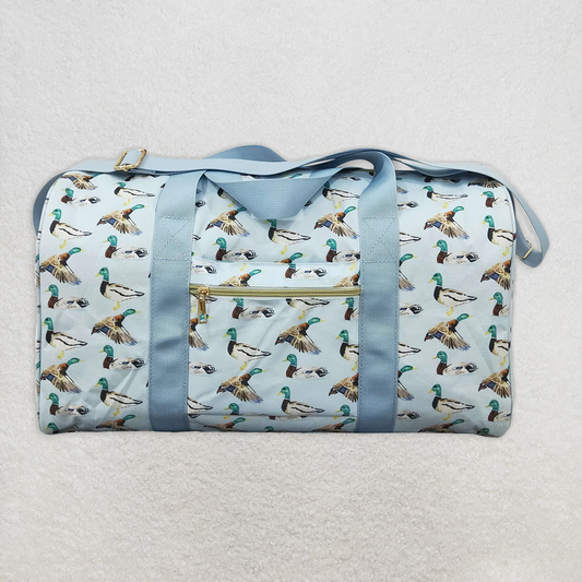 RTS NO MOQ Adult Gym  backpack BA0275 Blue Stripe strap duck travel Duffle Bags
