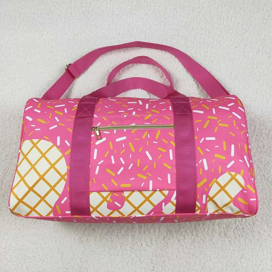 5.29 RTS NO MOQ Adult Gym backpack BA0298 Pink Ice Cream Drip Zipper Bags