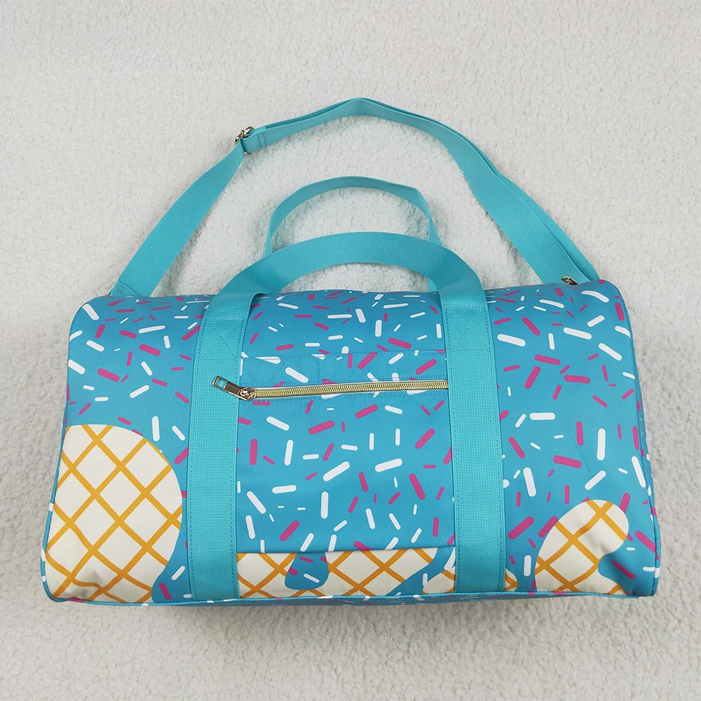 5.29 RTS NO MOQ Adult Gym backpack BA0304 Blue Ice Cream Drip Zipper Bags