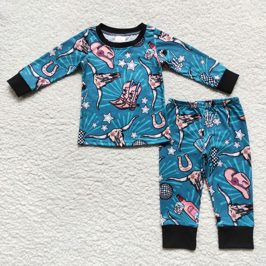 BLP0305  Blue Boutique Wholesale Hot Sale Girl Sets Kid Clothing