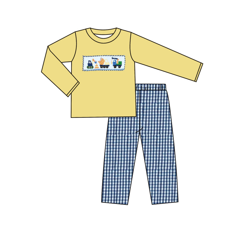 BLP0466 Yellow Wholesale Baby Kids Design Boutique Kid Clothing Set